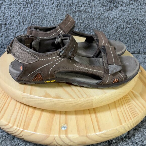 Vionic Boyes Mens Sandals Size 8 Brown Leather Outdoor Trail Hiking Shoe Vibram main image 8